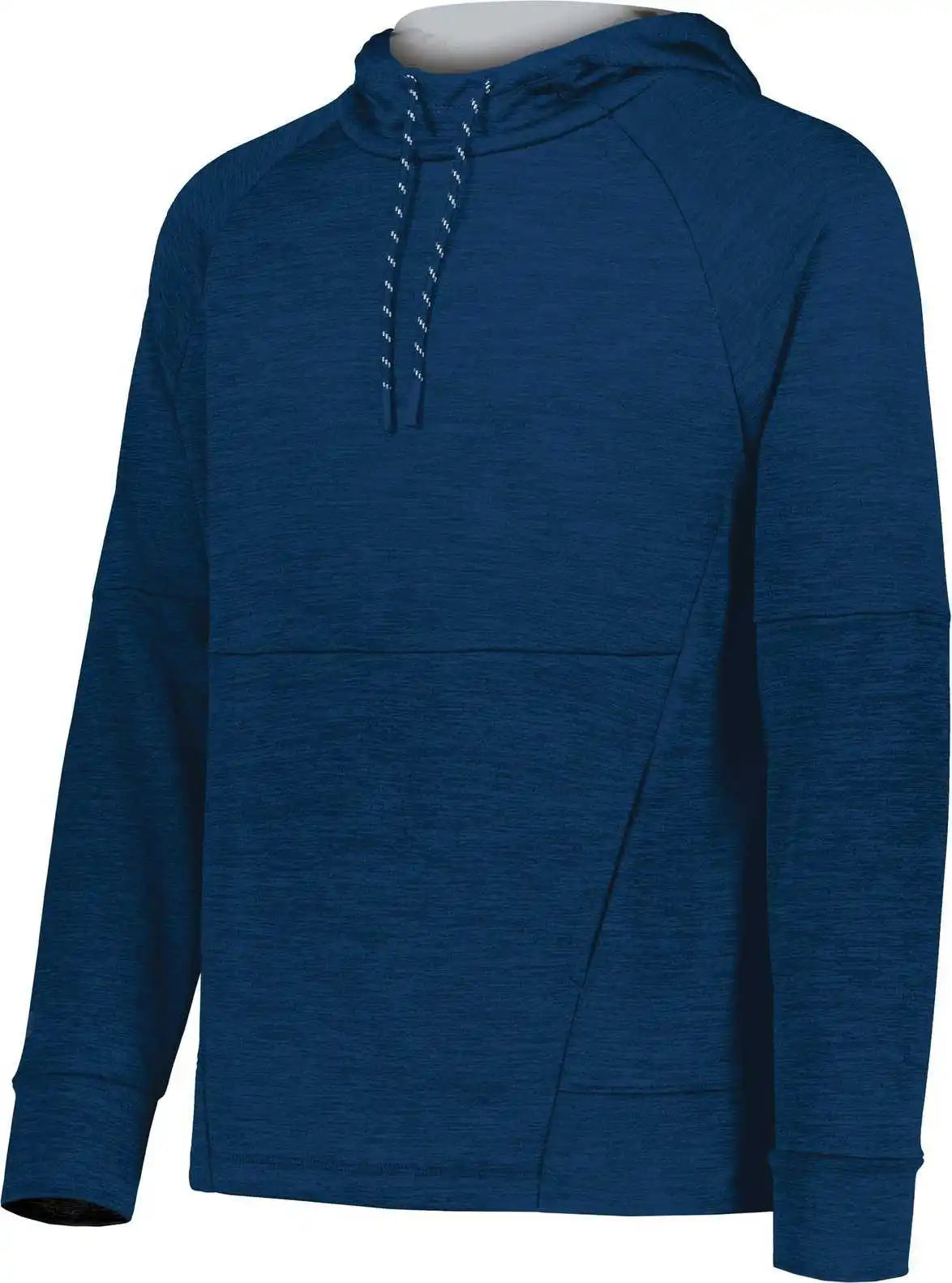 Holloway 223580 All Pro Performance Fleece Hoodie Navy Heather Silver
