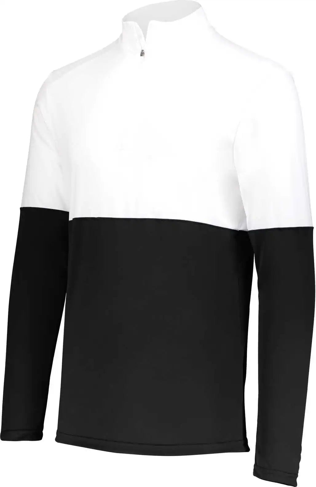 Holloway 223600 Youth Momentum Team 1/4 Zip Pullover - Black White