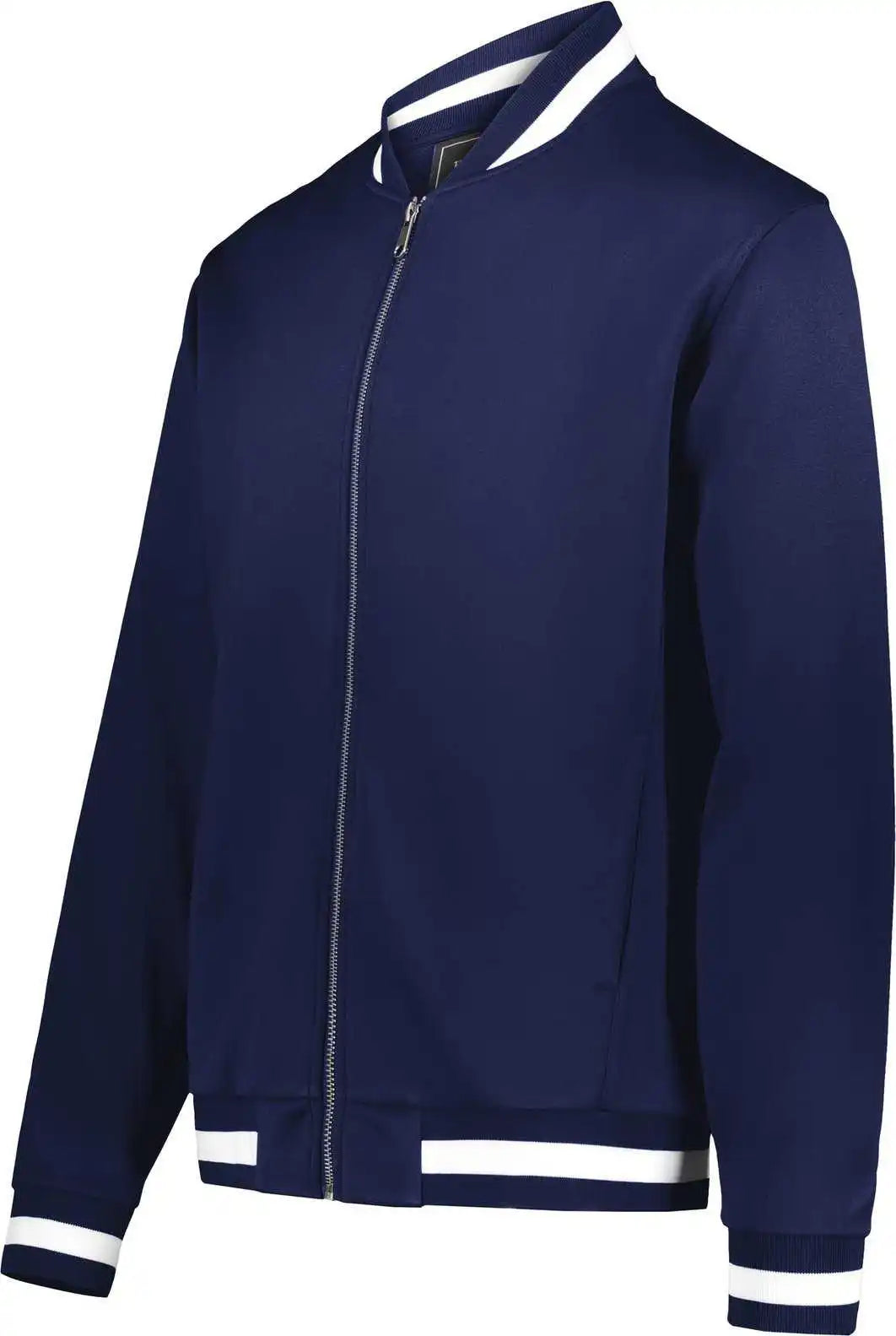Holloway 223647 Youth v Street Full Zip Jacket - Navy White