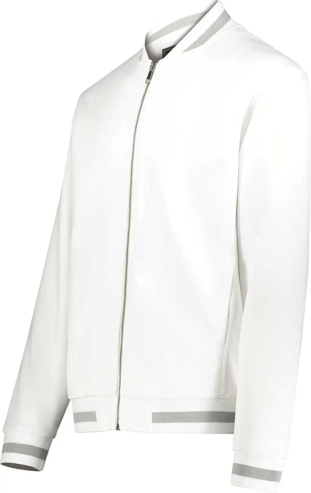 Holloway 223647 Youth v Street Full Zip Jacket - White Athletic Heather