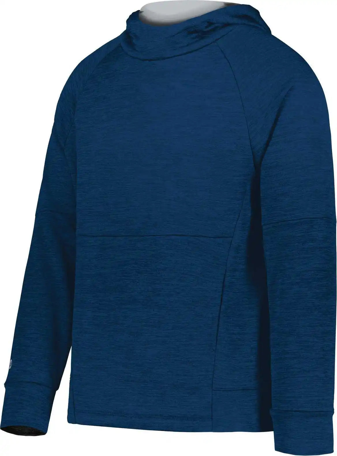 Holloway 223680 Youth All Pro Performance Fleece Hoodie - Navy Heather Silver