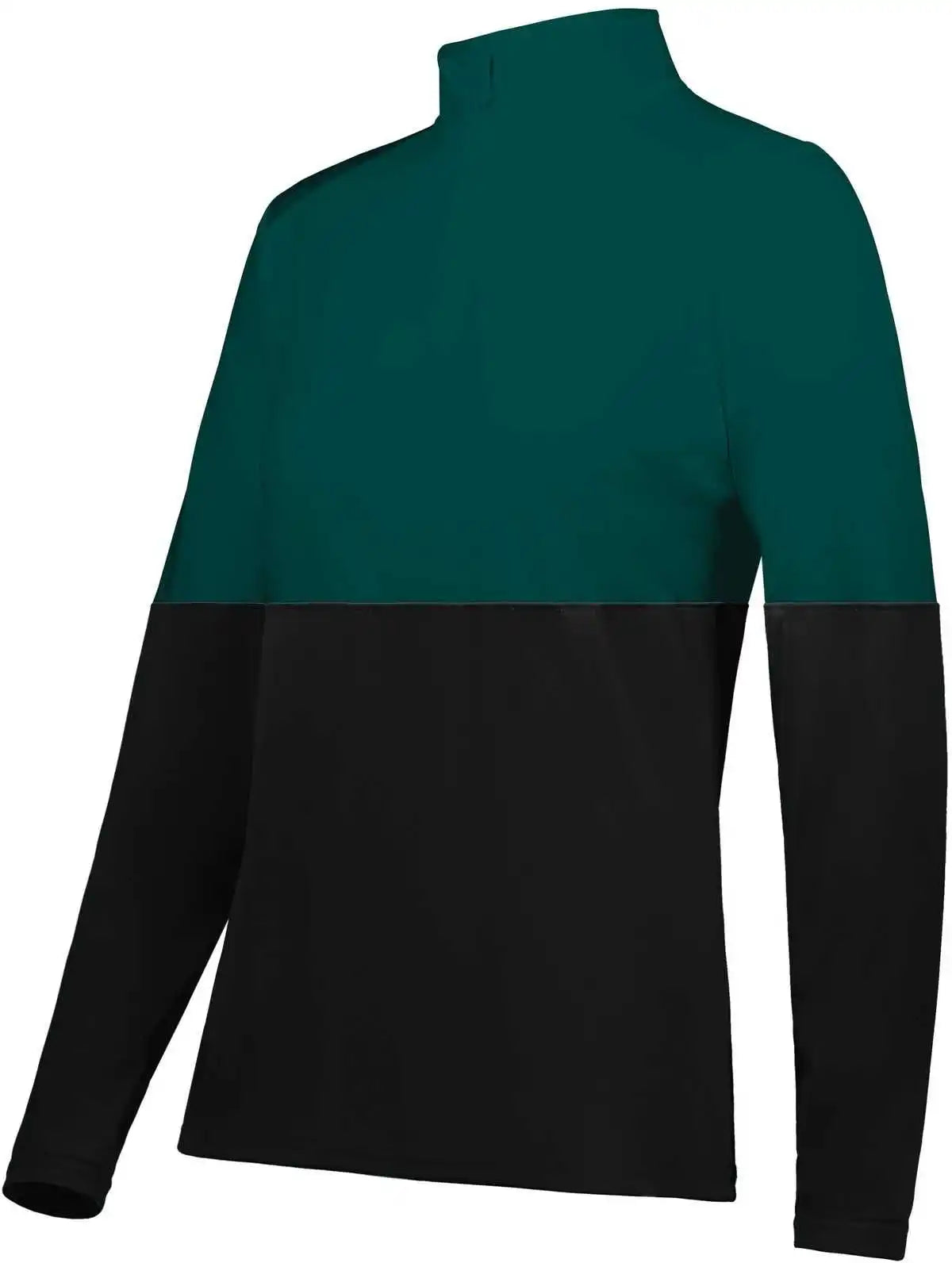 Holloway 223700 Ladies Momentum Team 1/4 Zip Pullover - Black Dark Green
