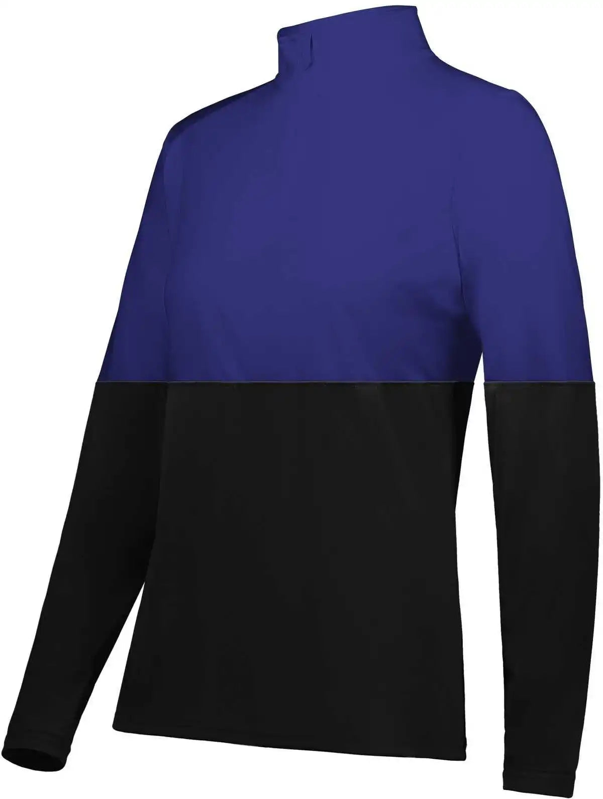 Holloway 223700 Ladies Momentum Team 1/4 Zip Pullover - Black Purple