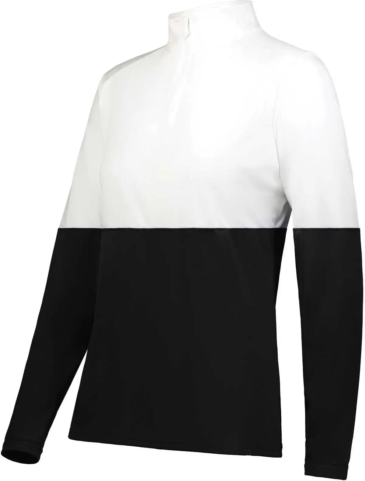 Holloway 223700 Ladies Momentum Team 1/4 Zip Pullover - Black White