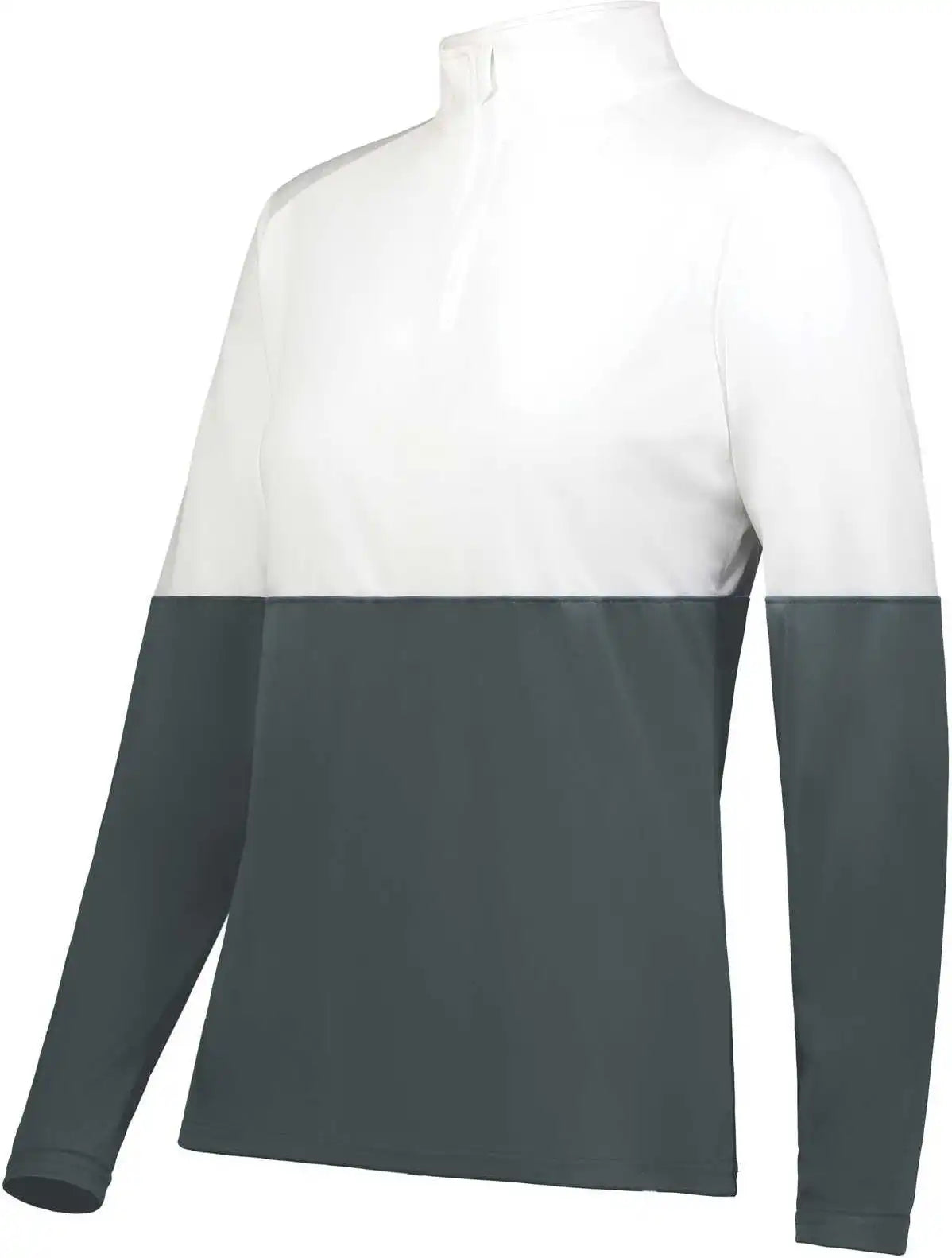 Holloway 223700 Ladies Momentum Team 1/4 Zip Pullover - Iron White