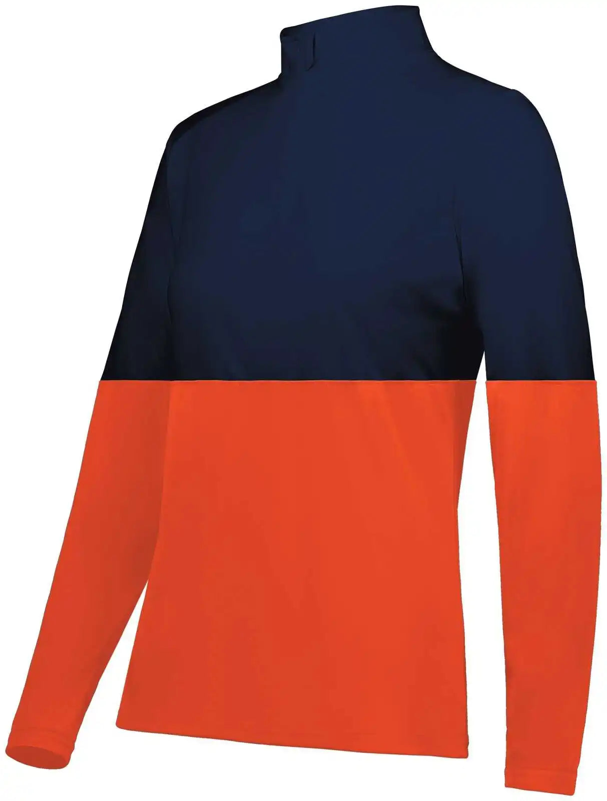 Holloway 223700 Ladies Momentum Team 1/4 Zip Pullover - Orange Navy