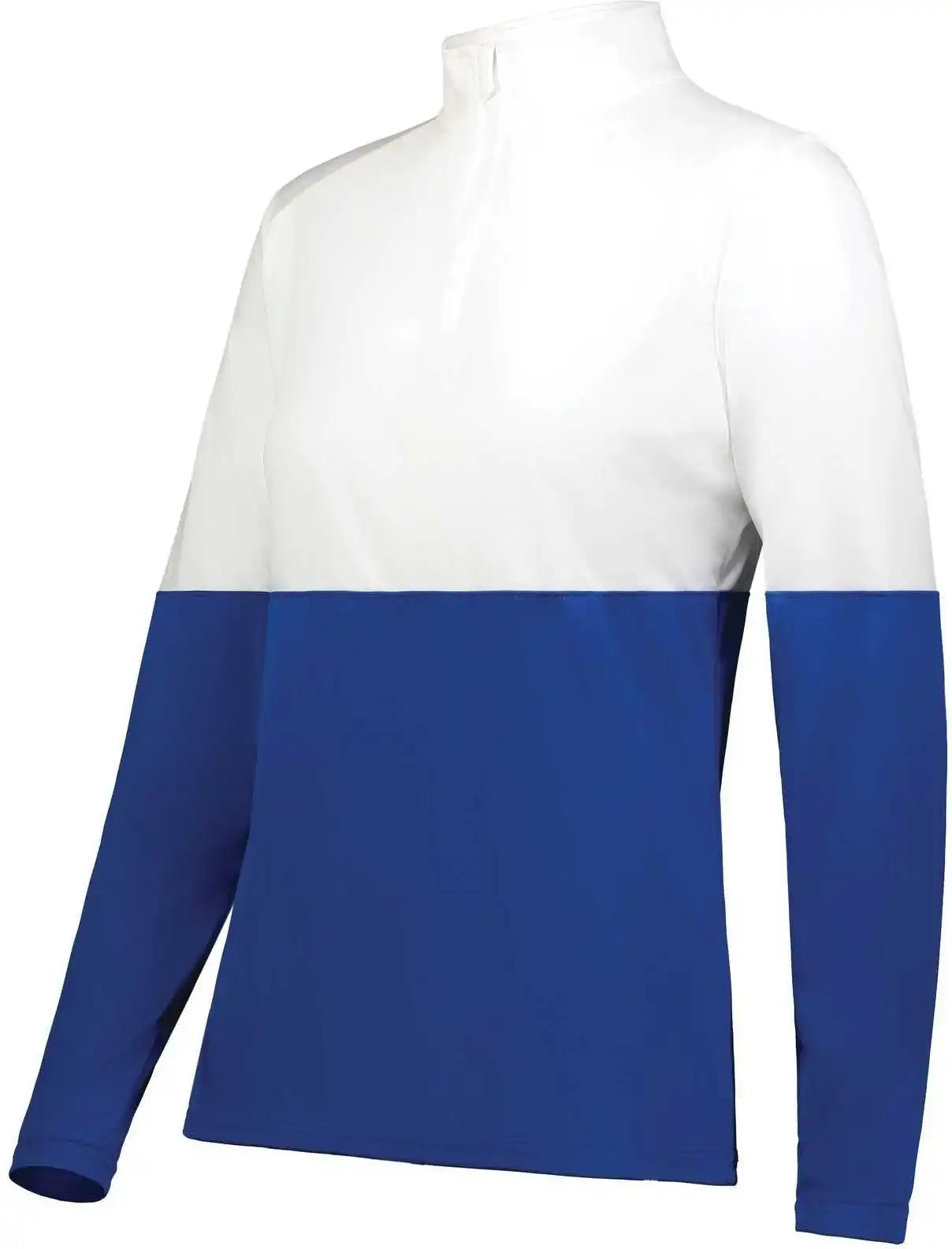 Holloway 223700 Ladies Momentum Team 1/4 Zip Pullover - Royal White