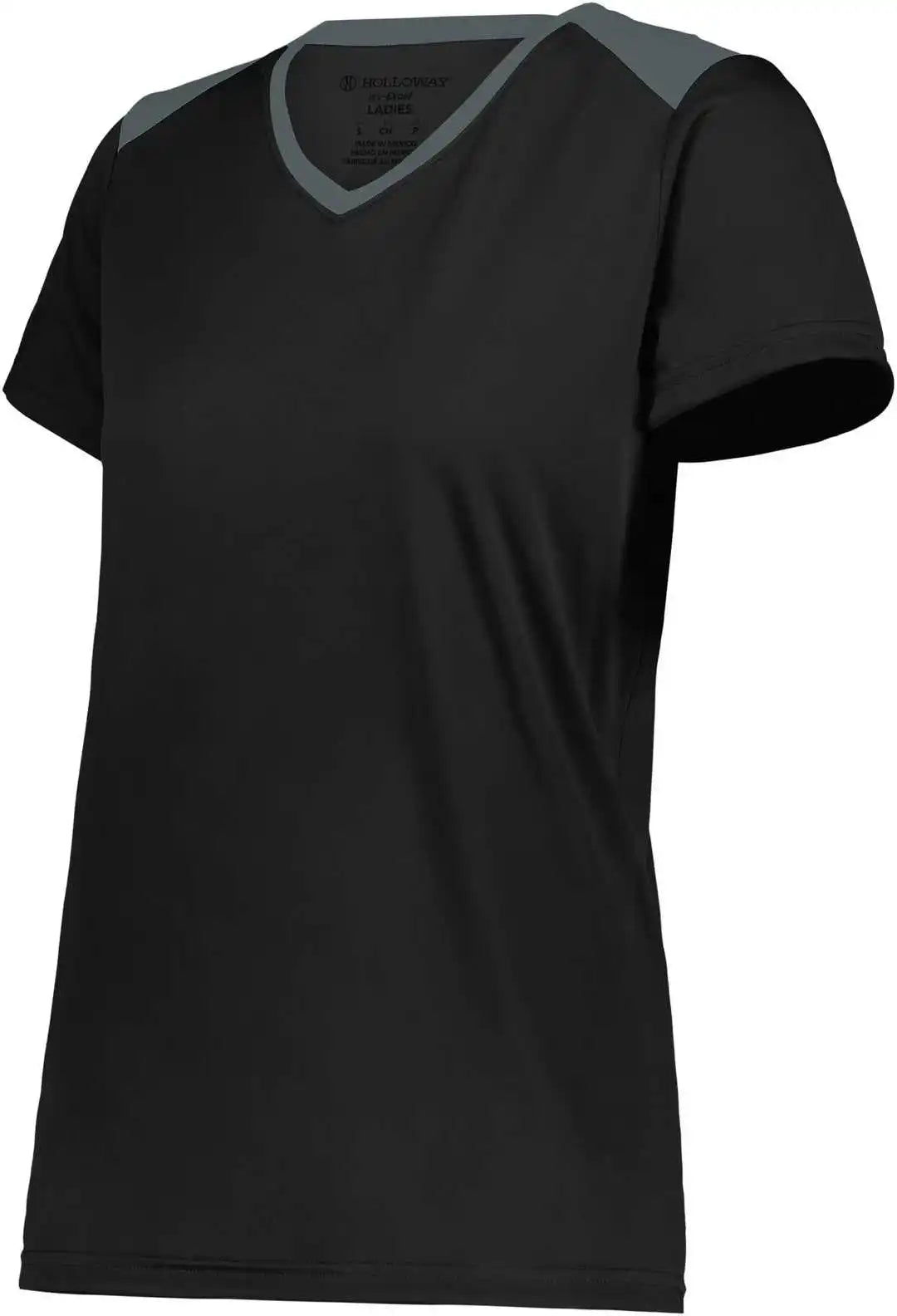 Holloway 223701 Ladies Momentum Team Tee - Black Iron