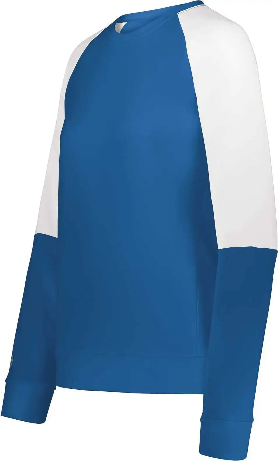Holloway 223725 Ladies Momentum Team Fleece Crew - Royal White