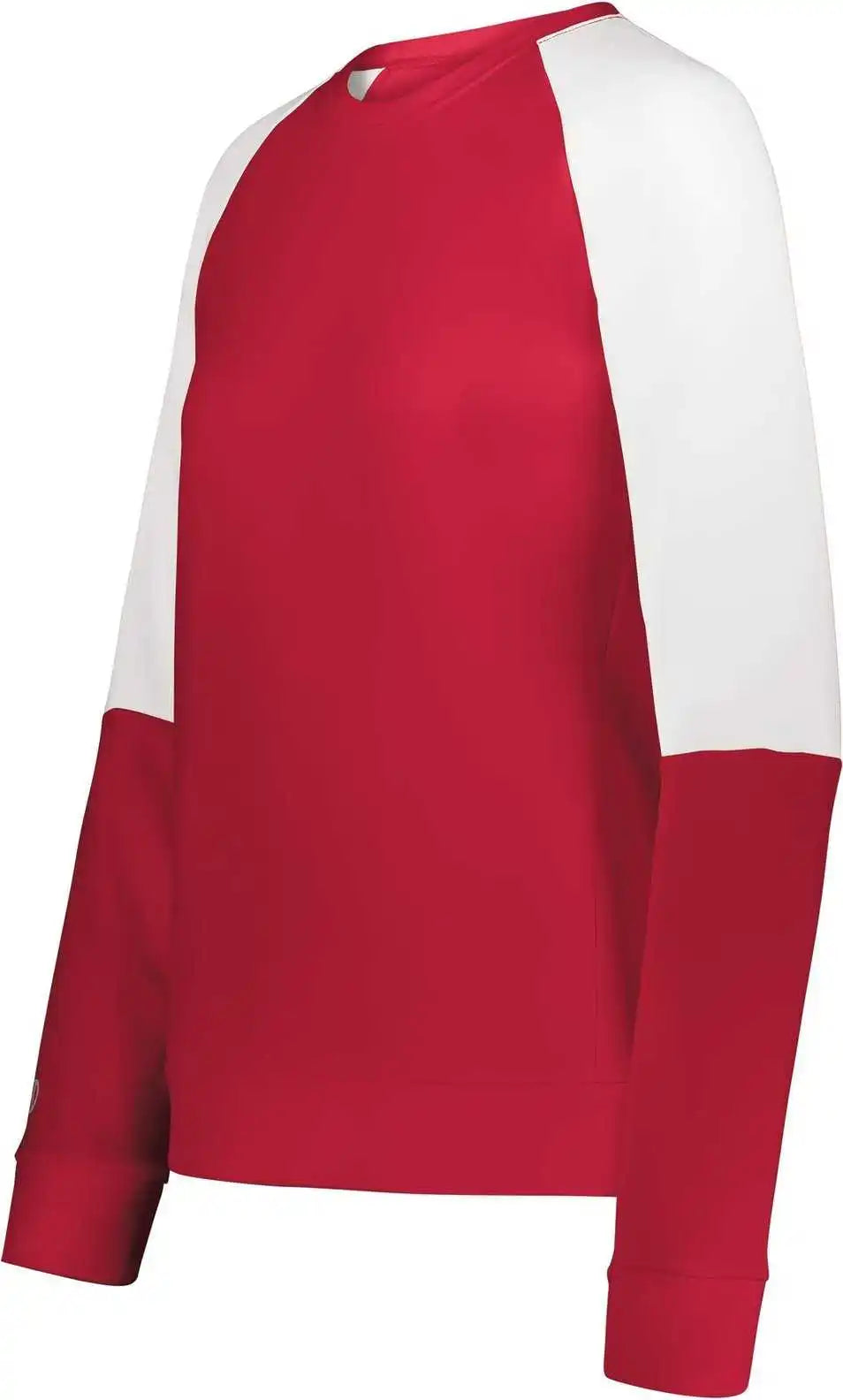 Holloway 223725 Ladies Momentum Team Fleece Crew - Scarlet White