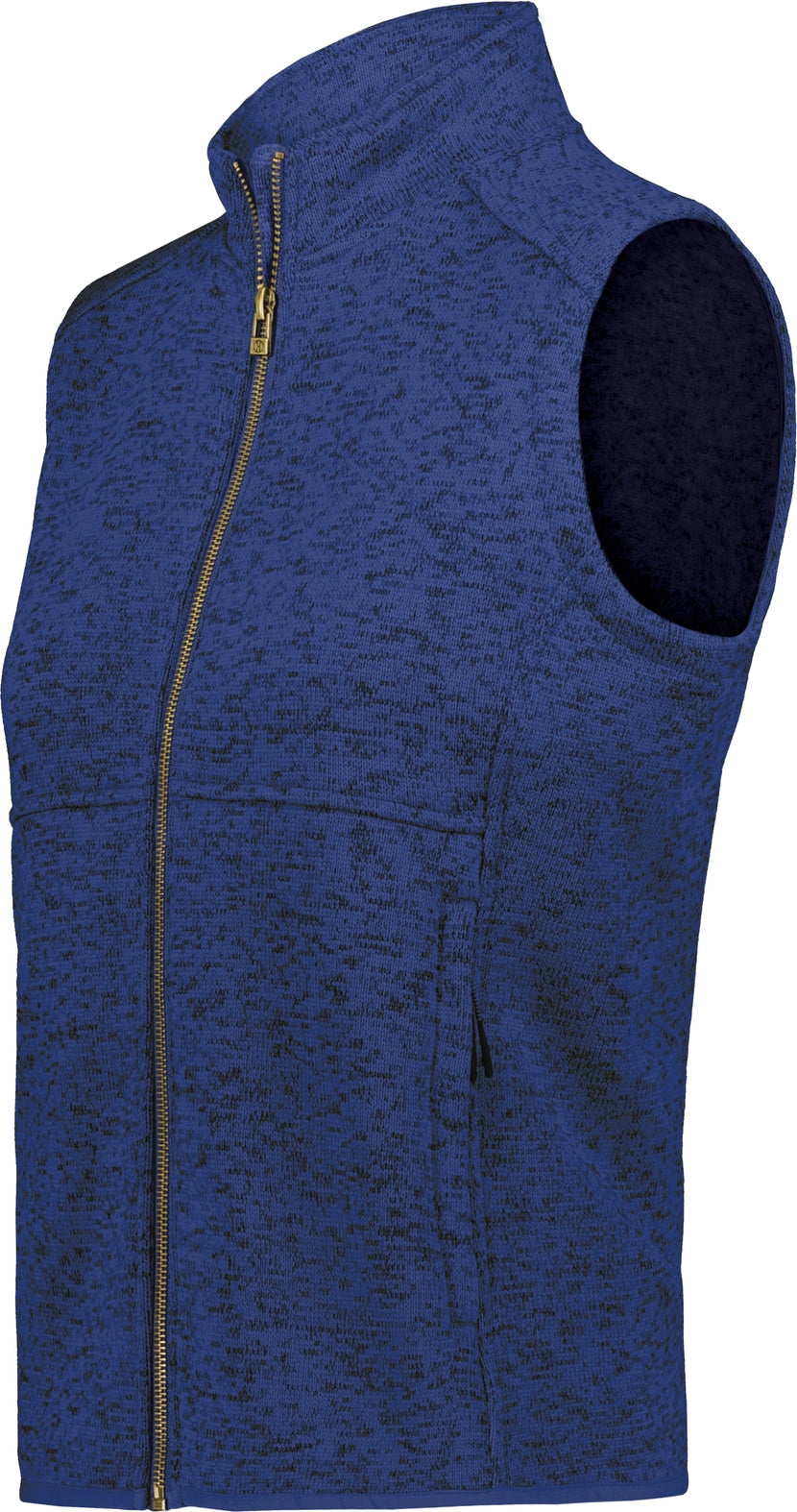 Holloway 223742 Ladies Alpine Sweater Fleece Vest - Navy Heather - Xs