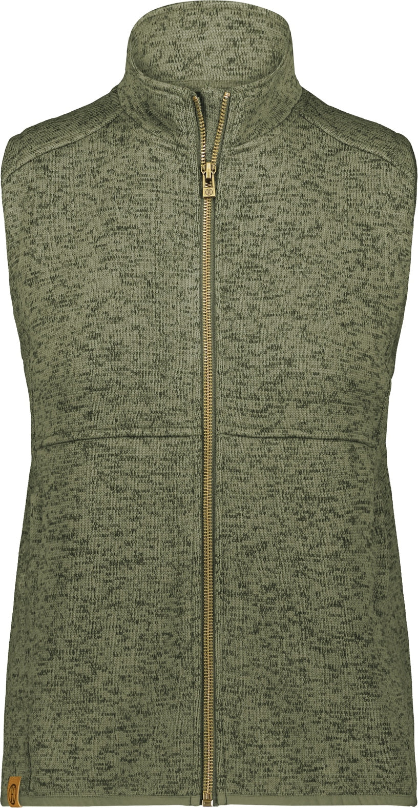 Holloway 223742 Ladies Alpine Sweater Fleece Vest - Olive Heather