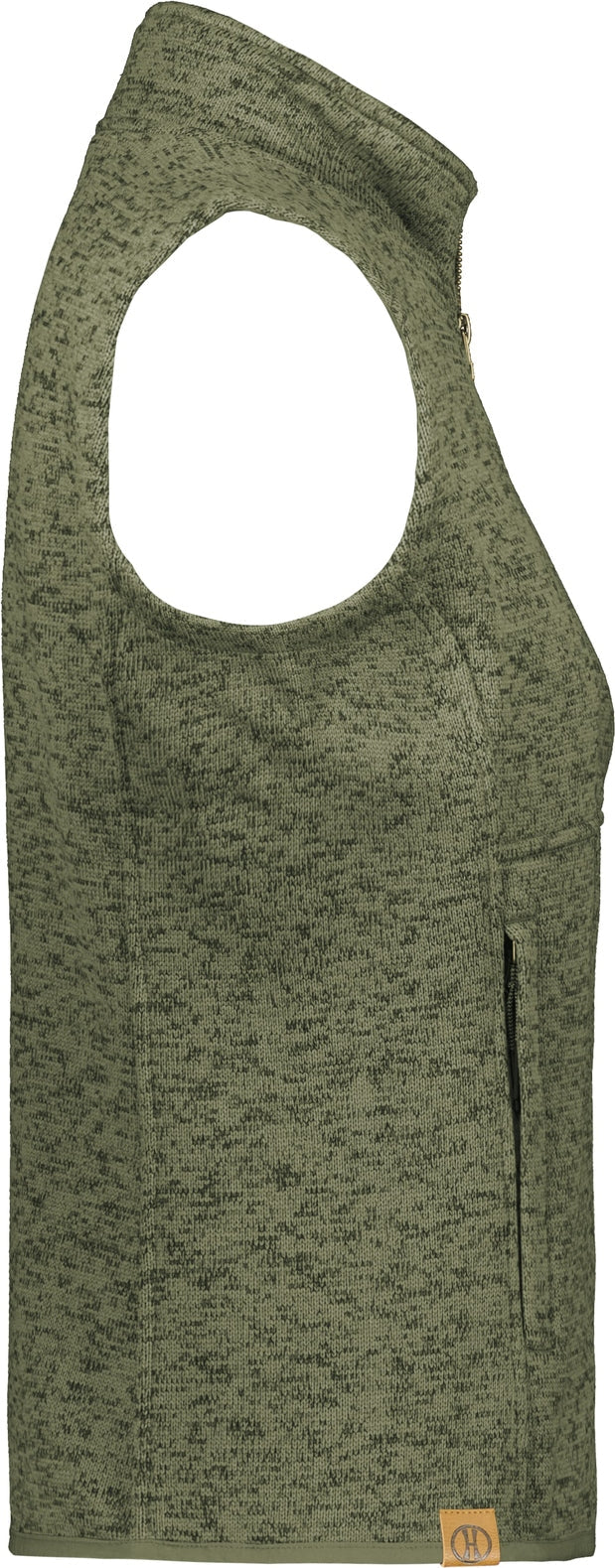 Holloway 223742 Ladies Alpine Sweater Fleece Vest - Olive Heather