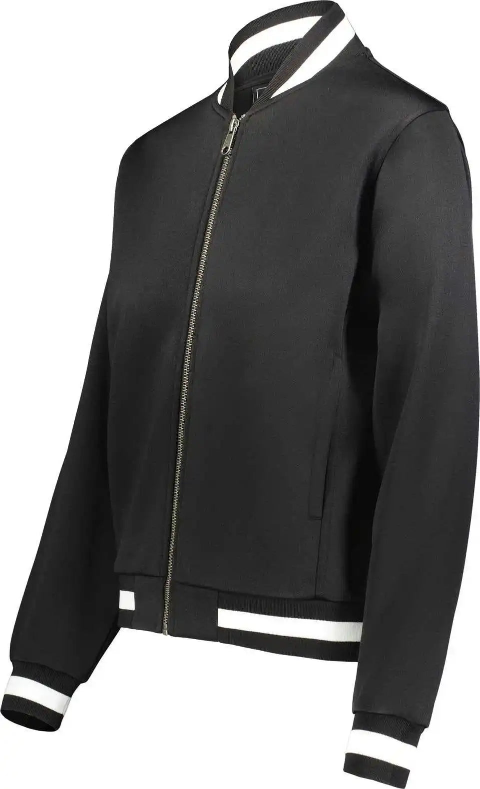 Holloway 223747 Ladies v Street Full Zip Jacket - Black White