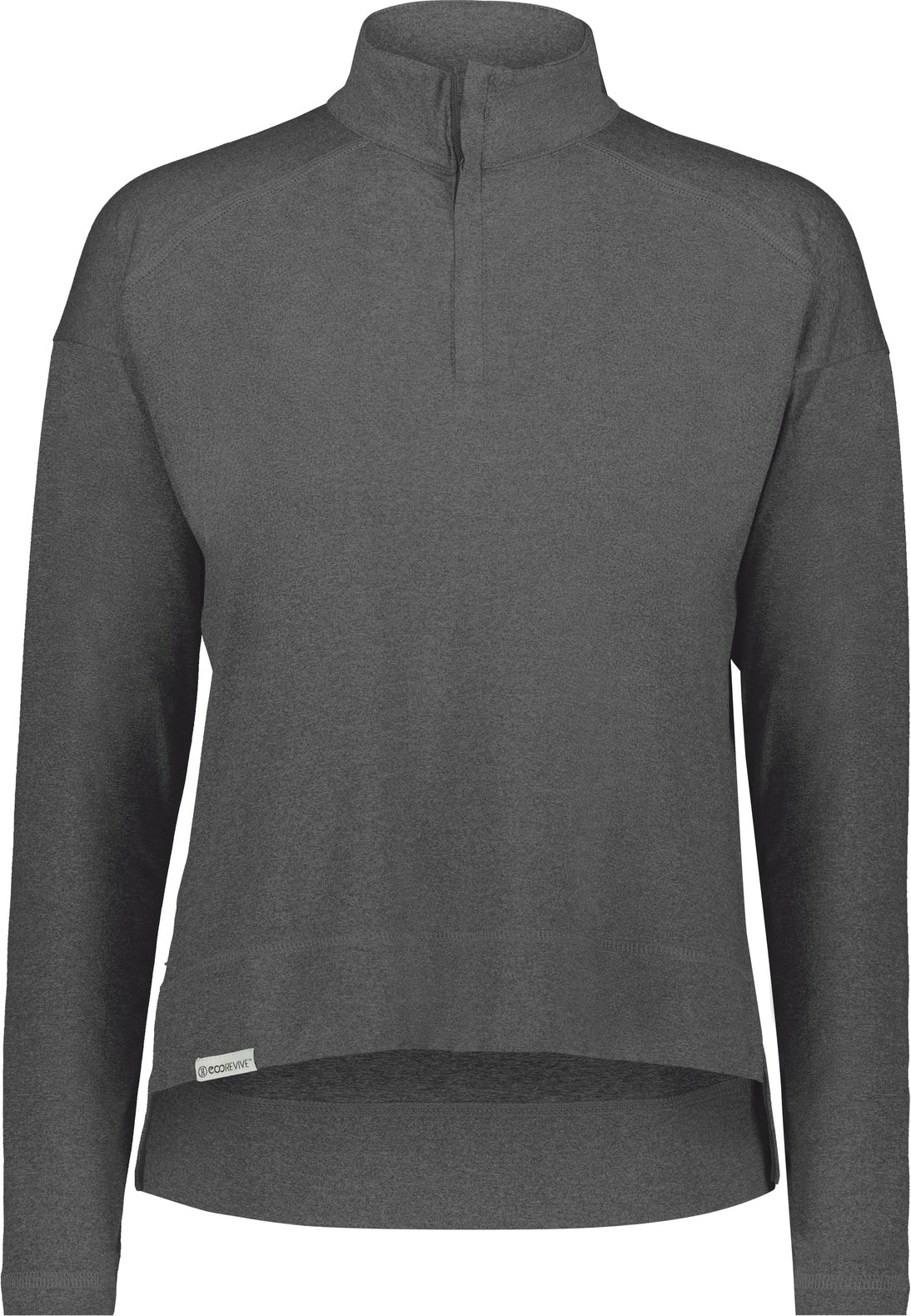 Holloway 223753 Ladies Ventura 1/4-zip Pullover - Carbon Heather - Dark Gray / Xs