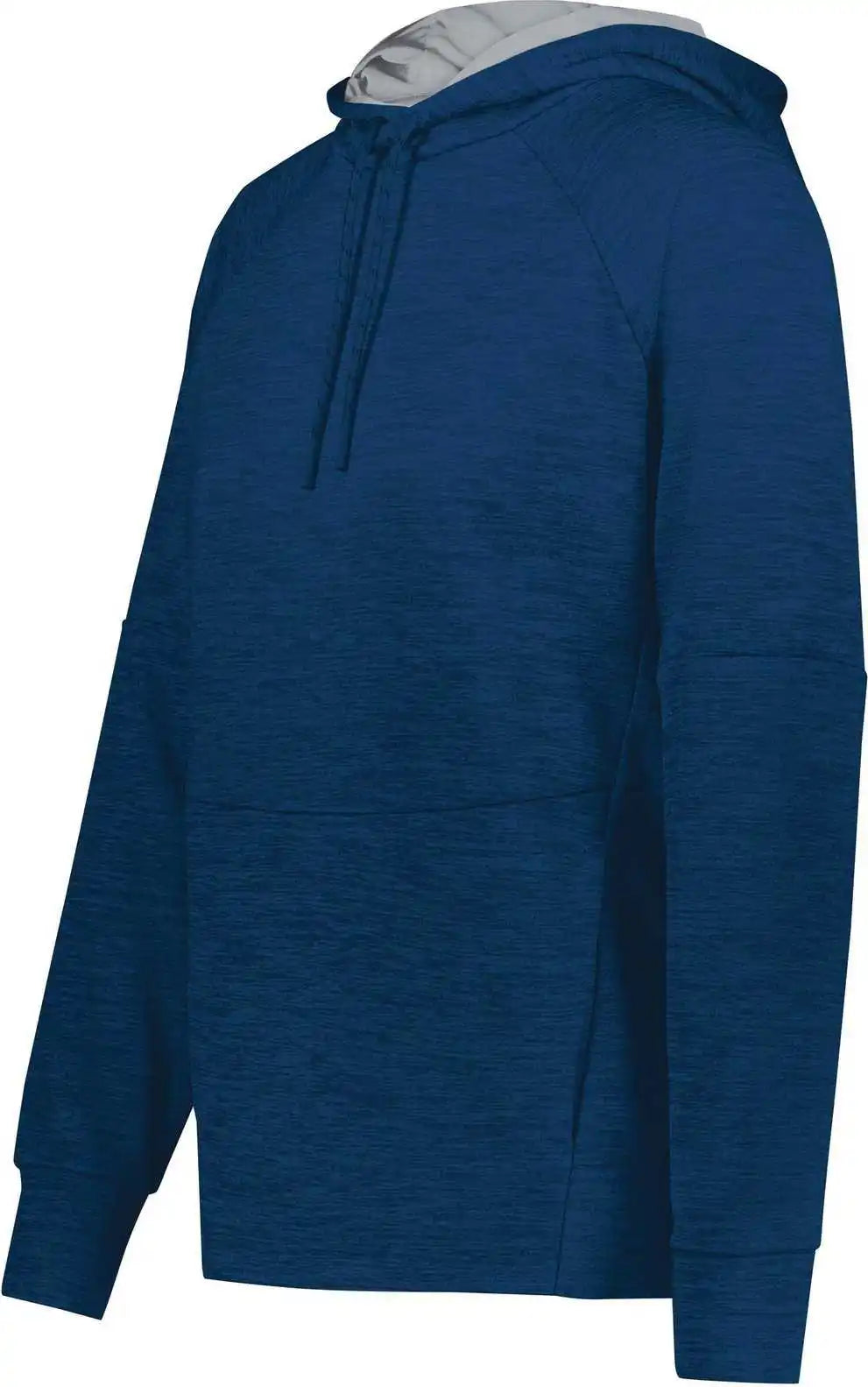 Holloway 223780 Ladies All Pro Performance Fleece Hoodie - Navy Heather Silver