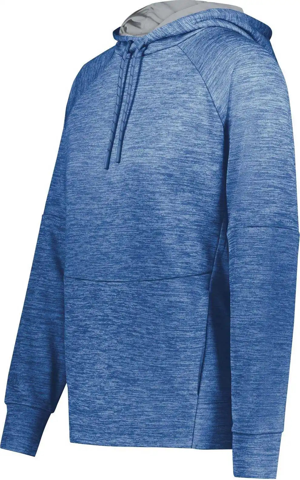 Holloway 223780 Ladies All Pro Performance Fleece Hoodie Royal Heather Silver