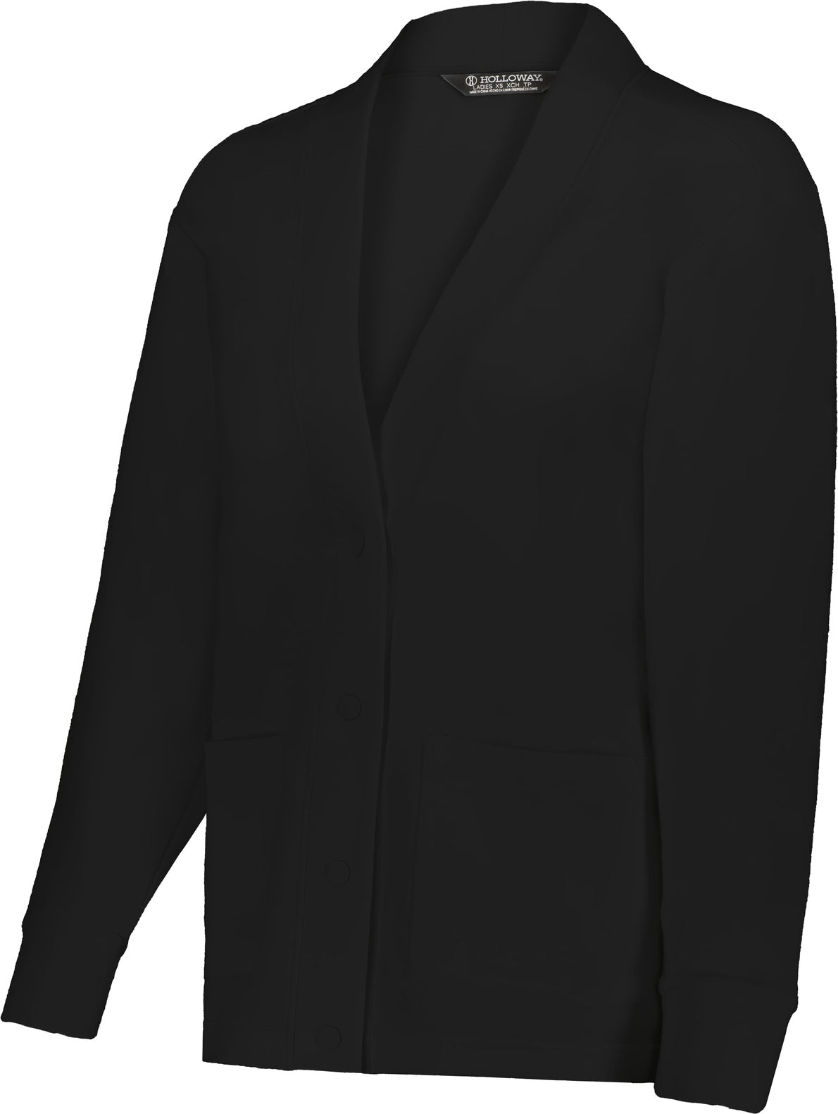 Holloway 223781 Ladies Heritage Prep Cardigan - Black - Xs