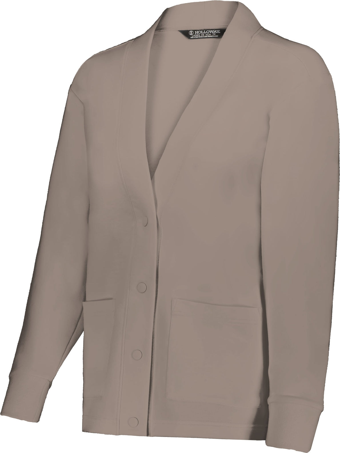 Holloway 223781 Ladies Heritage Prep Cardigan - Mink - Xs
