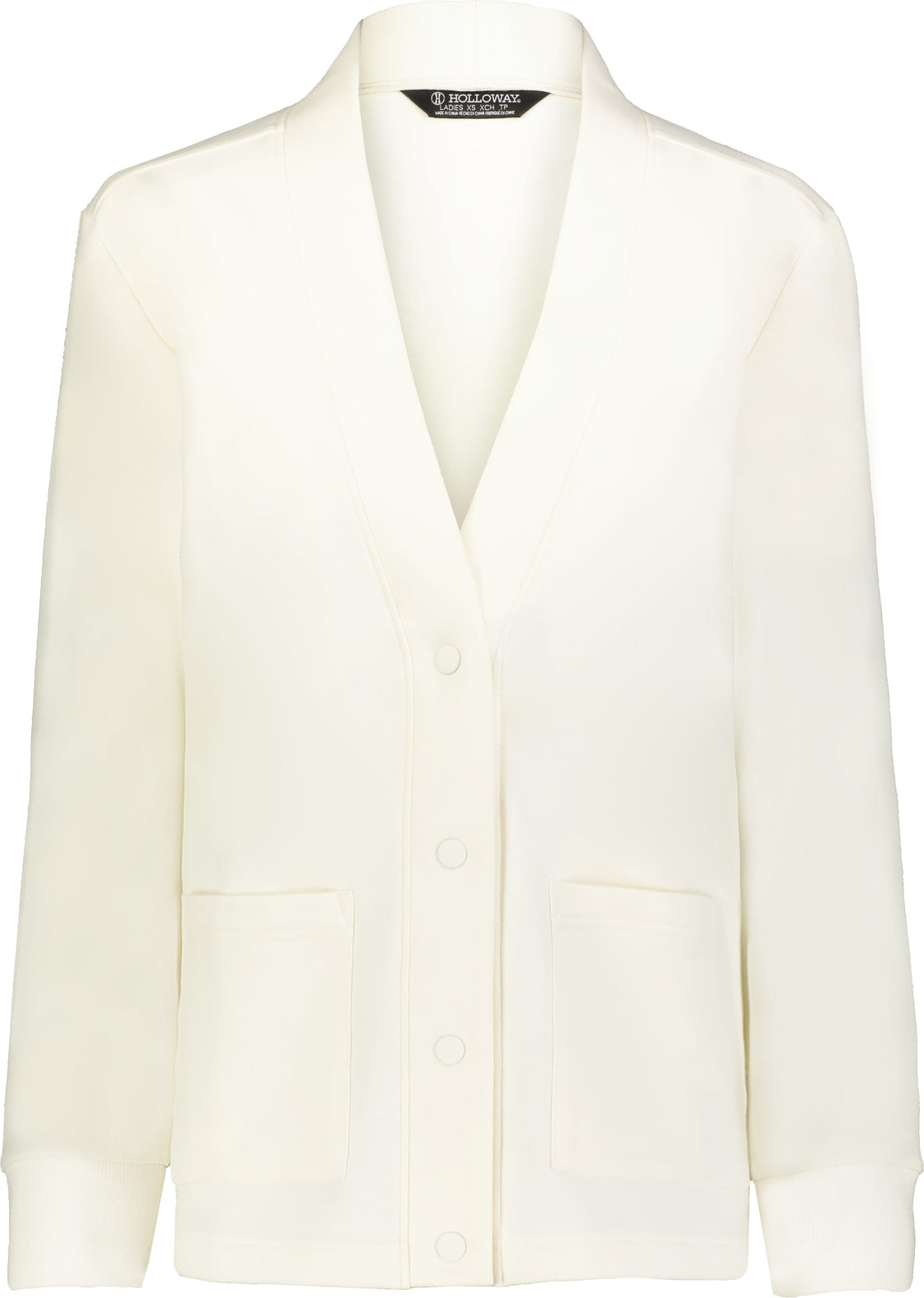 Holloway 223781 Ladies Heritage Prep Cardigan - Vanilla