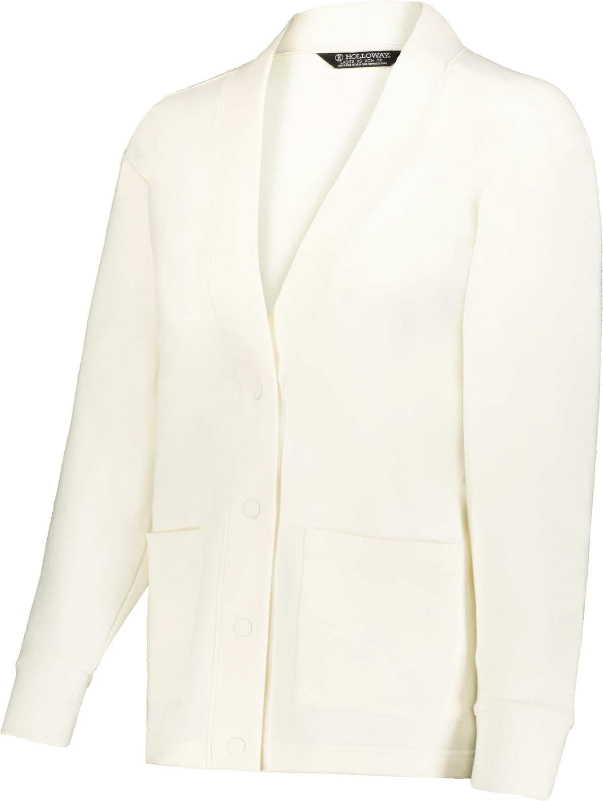 Holloway 223781 Ladies Heritage Prep Cardigan - Vanilla - Xs