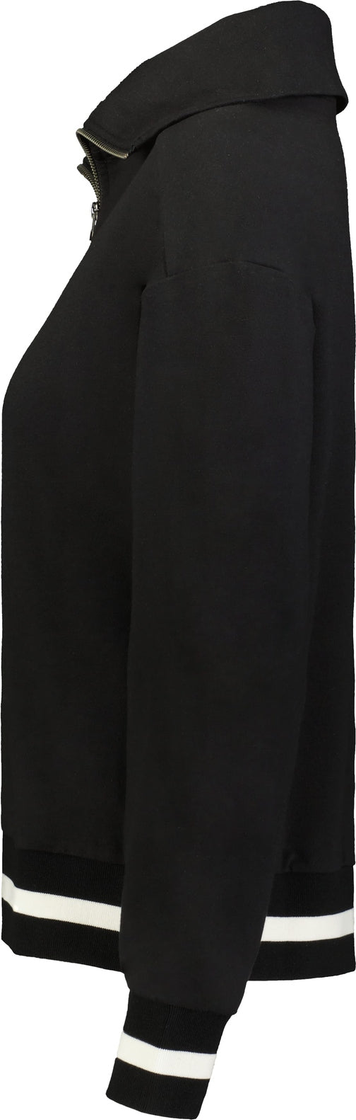 Holloway 223782 Ladies Heritage Prep 1/4-zip Pullover - Black Vanilla
