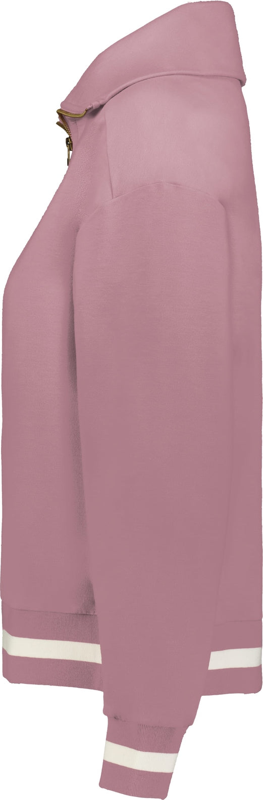 Holloway 223782 Ladies Heritage Prep 1/4-zip Pullover - Rosewood Vanilla