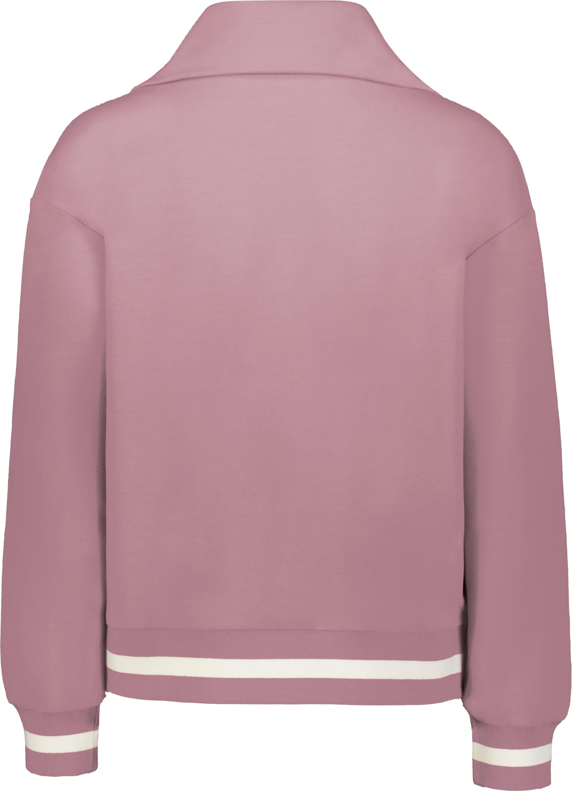 Holloway 223782 Ladies Heritage Prep 1/4-zip Pullover - Rosewood Vanilla