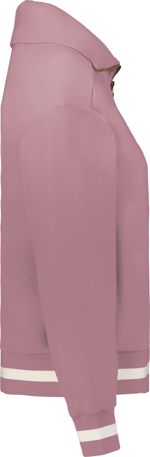 Holloway 223782 Ladies Heritage Prep 1/4-zip Pullover - Rosewood Vanilla