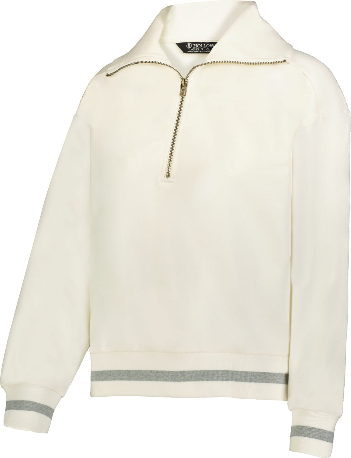 Holloway 223782 Ladies Heritage Prep 1/4-zip Pullover - Vanilla Athletic Heather - Xs
