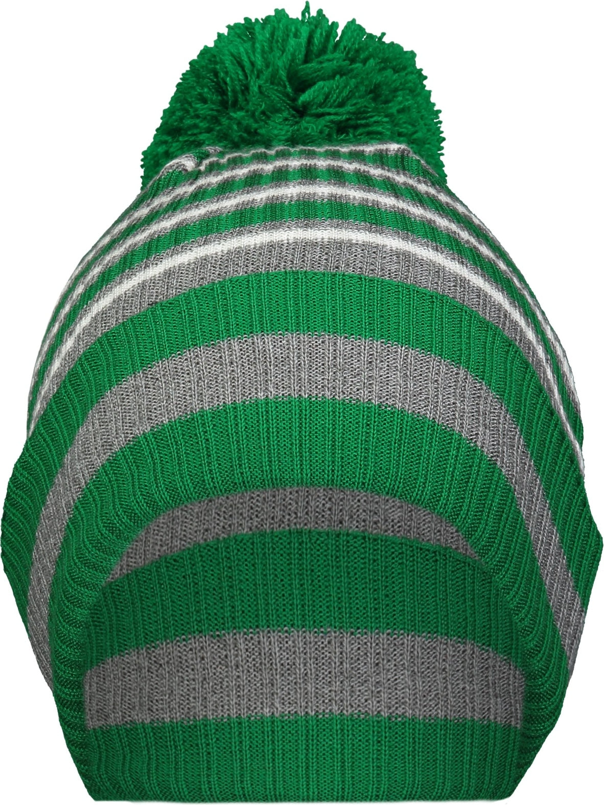 Holloway 223815 Spirit Pom Beanie - Kelly Heather Gray White - Os