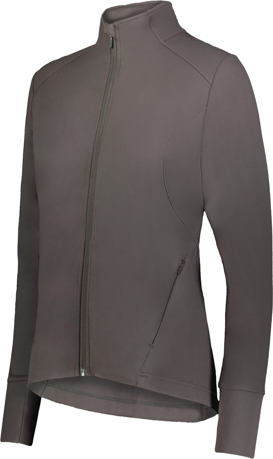 Holloway 223865 Girls City Flex Jacket - Carbon - Dark Gray / Gilrs Xs