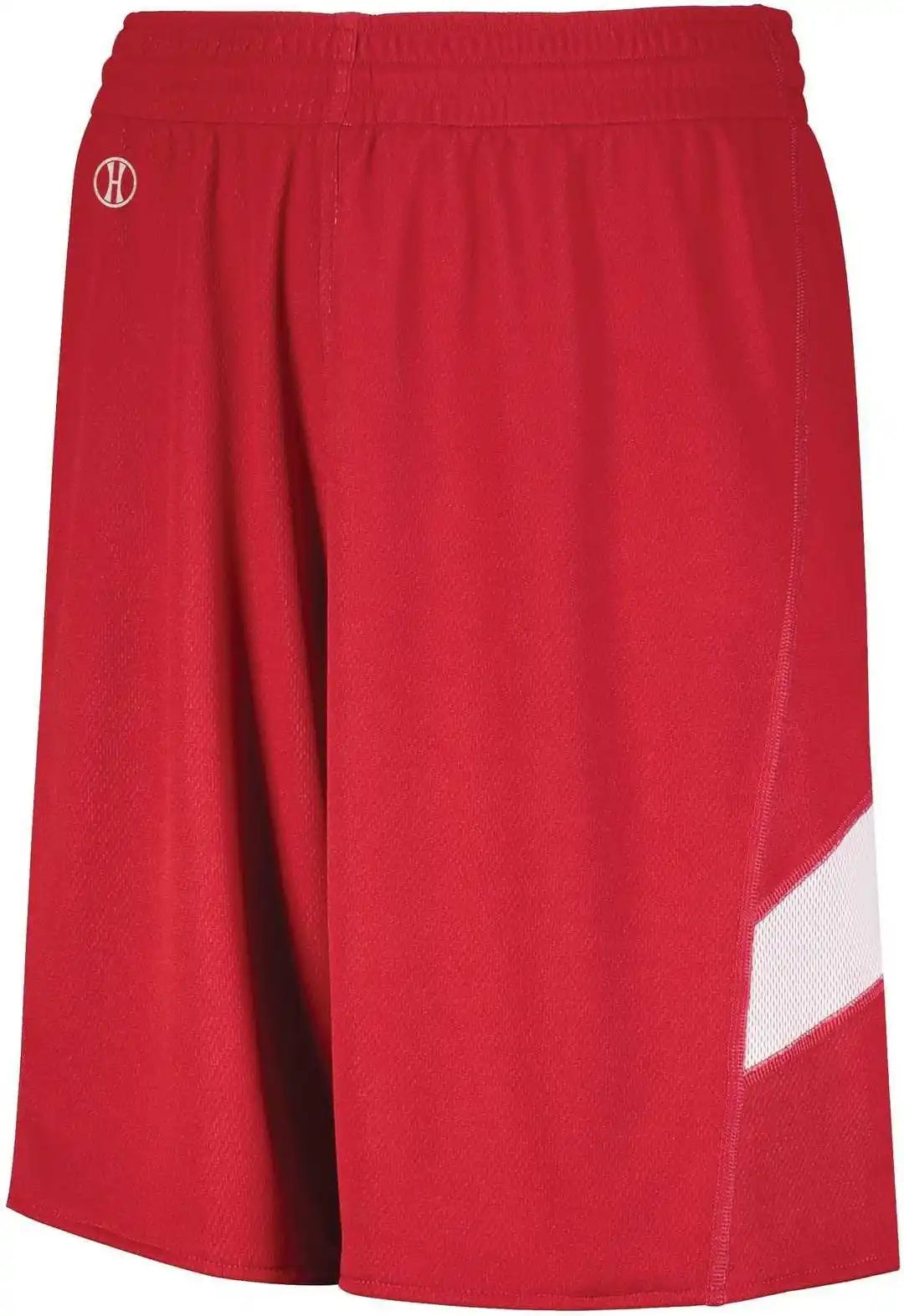 Holloway 224079 Dual-side Single Ply Shorts - Scarlet White