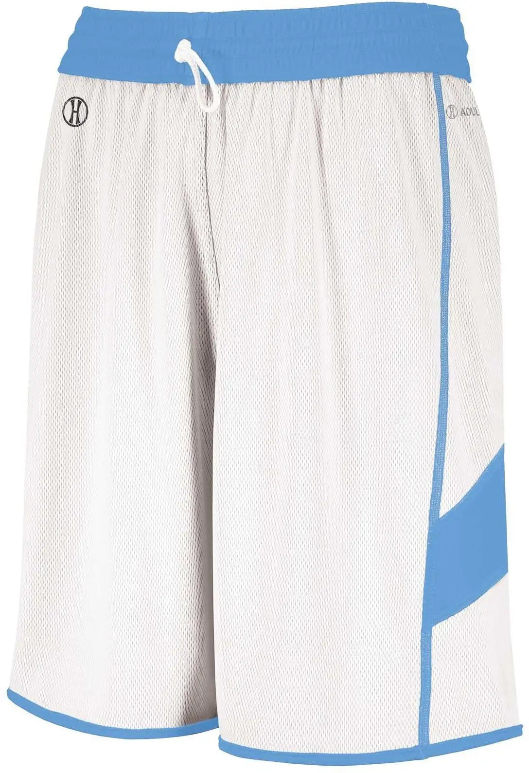 Holloway 224079 Dual-side Single Ply Shorts - University Blue White