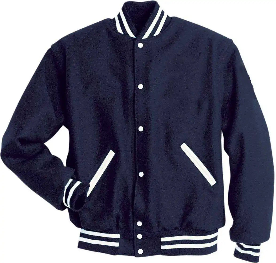 Holloway 224182 Letterman (all Wool) - Dark Navy White