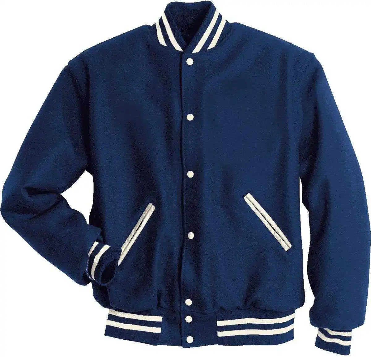 Holloway 224182 Letterman (all Wool) - Dark Royal White