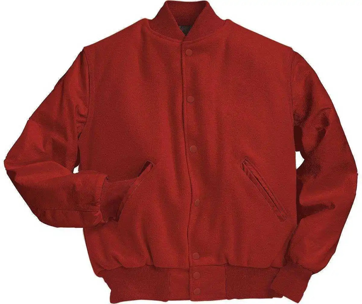 Holloway 224183 Varsity (wool Leather Sleeves) - Scarlet