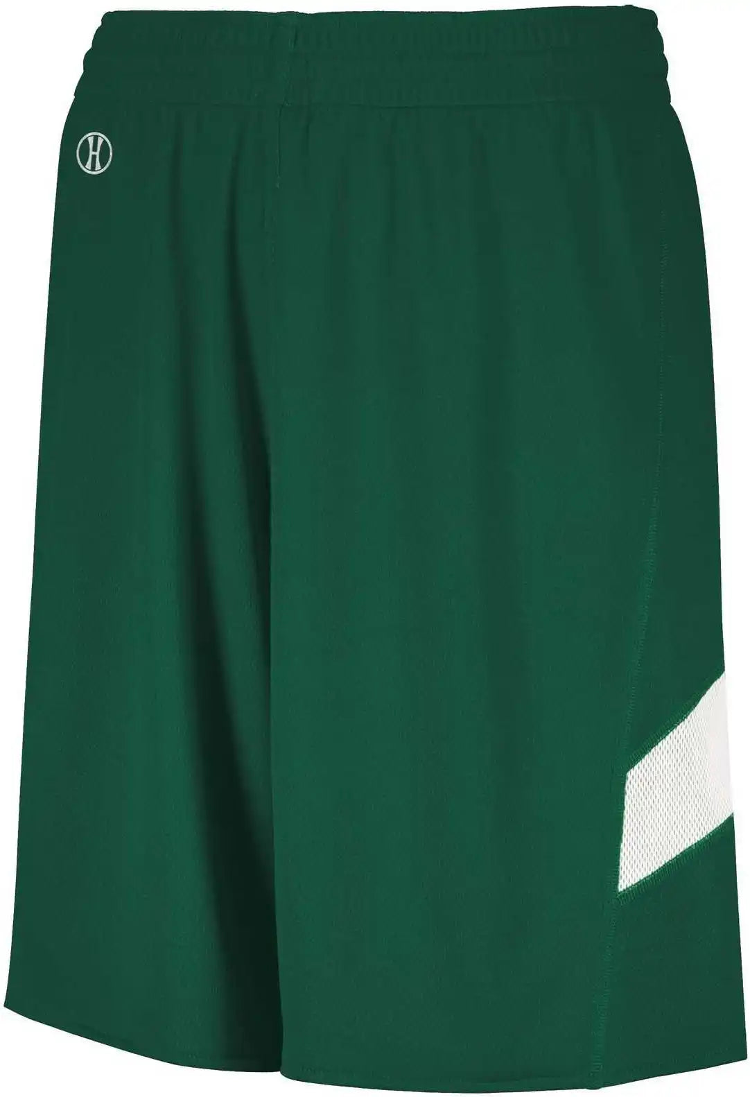 Holloway 224279 Youth Dual-side Single Ply Basketball Shorts - Forest White
