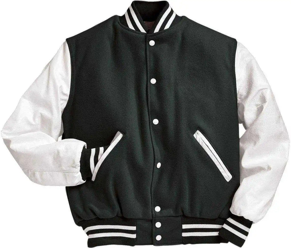 Holloway 224683 Varsity Tall (wool Leather Sleeves) Myrtle White