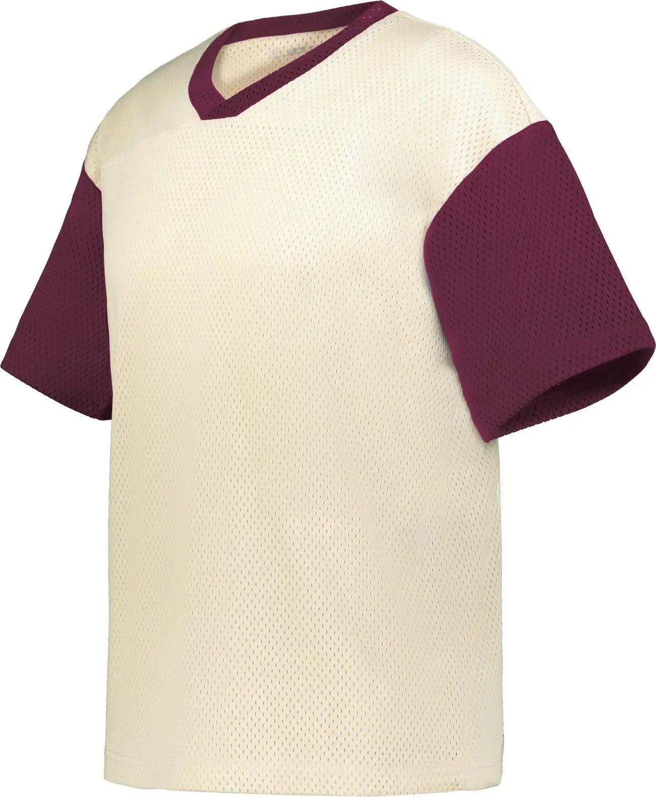 Holloway 226120 Prep Street Fan Jersey - Alabaster Maroon - Adult s