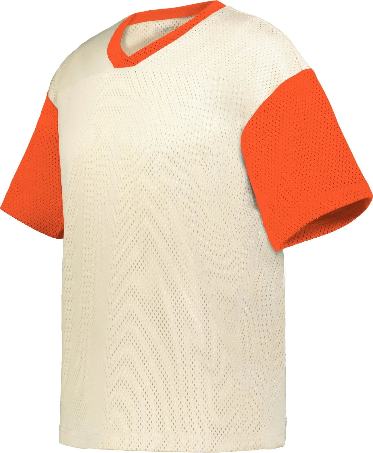 Holloway 226120 Prep Street Fan Jersey - Alabaster Orange - Adult s