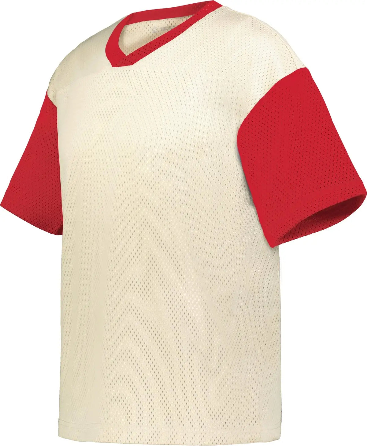 Holloway 226120 Prep Street Fan Jersey - Alabaster Scarlet - Red / Adult s