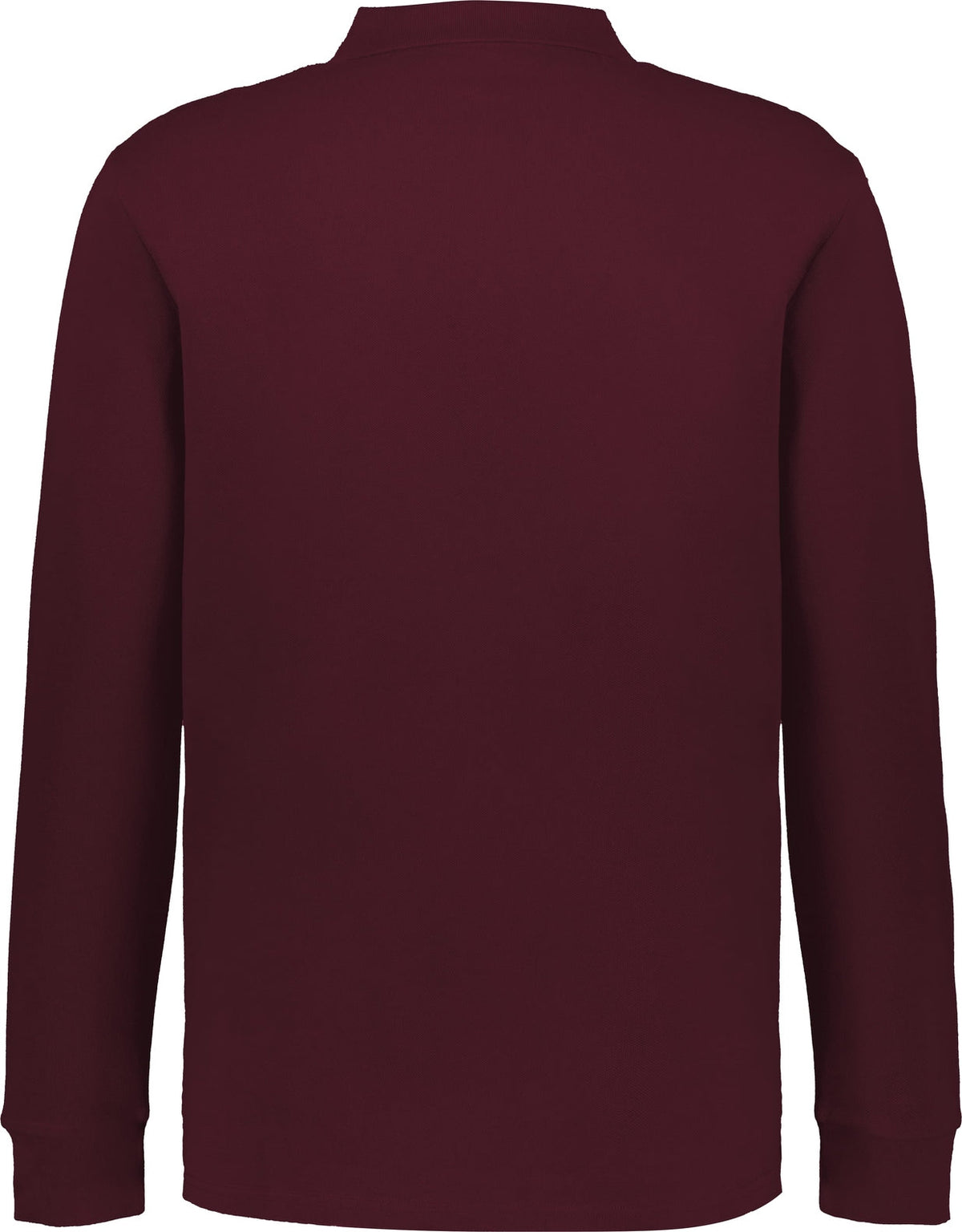 Holloway 226177 Cotton Core Long Sleeve Polo - Maroon