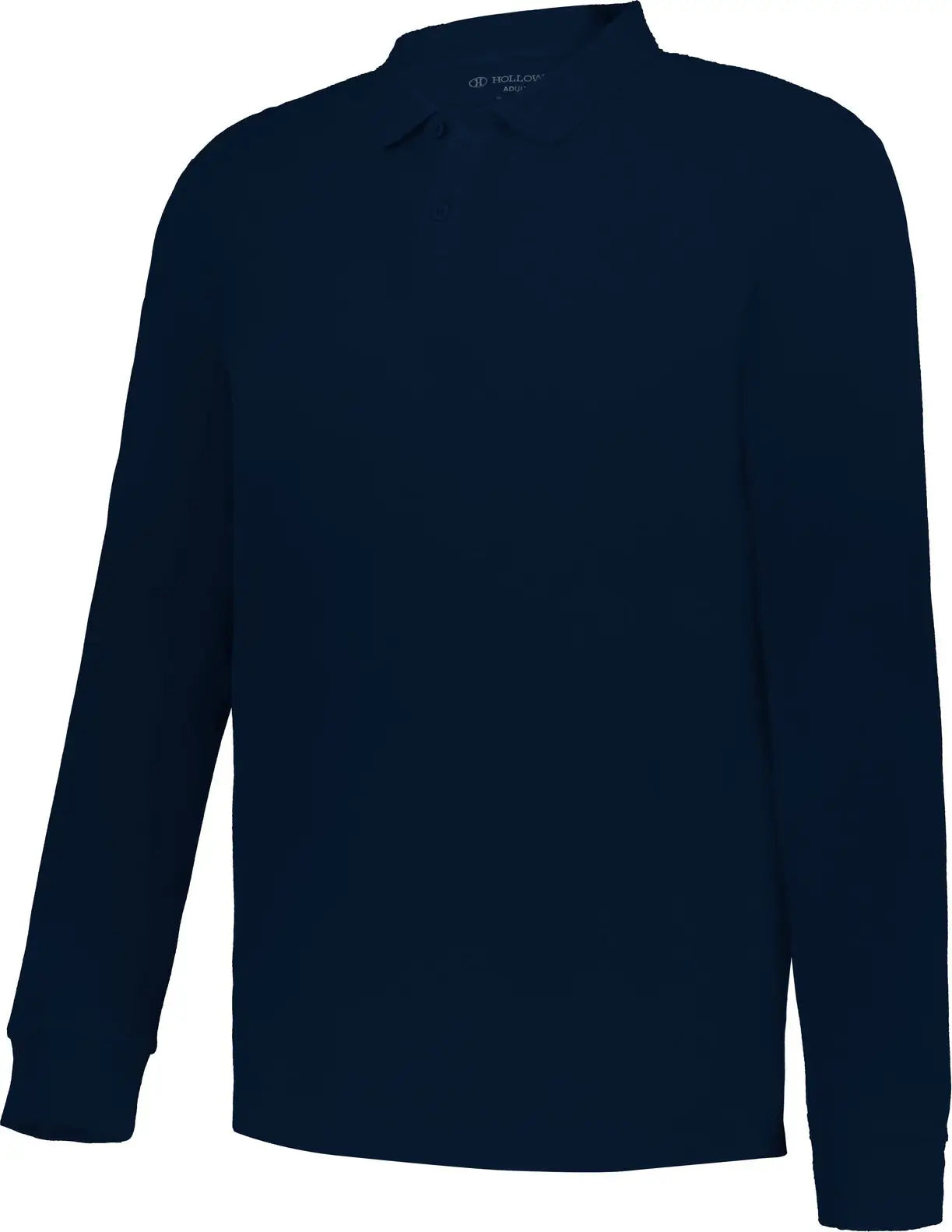 Holloway 226177 Cotton Core Long Sleeve Polo - Navy - Adult s
