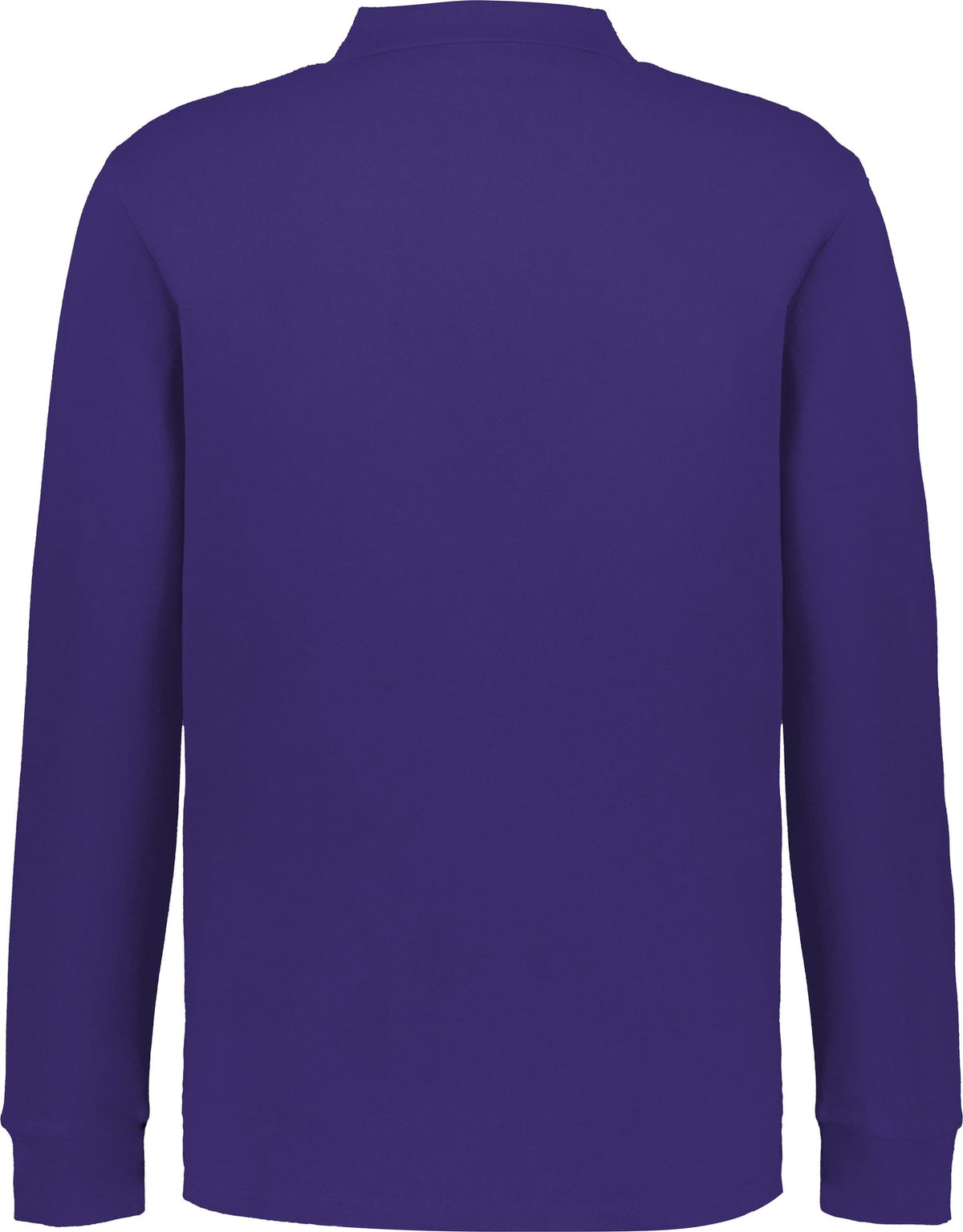 Holloway 226177 Cotton Core Long Sleeve Polo - Purple