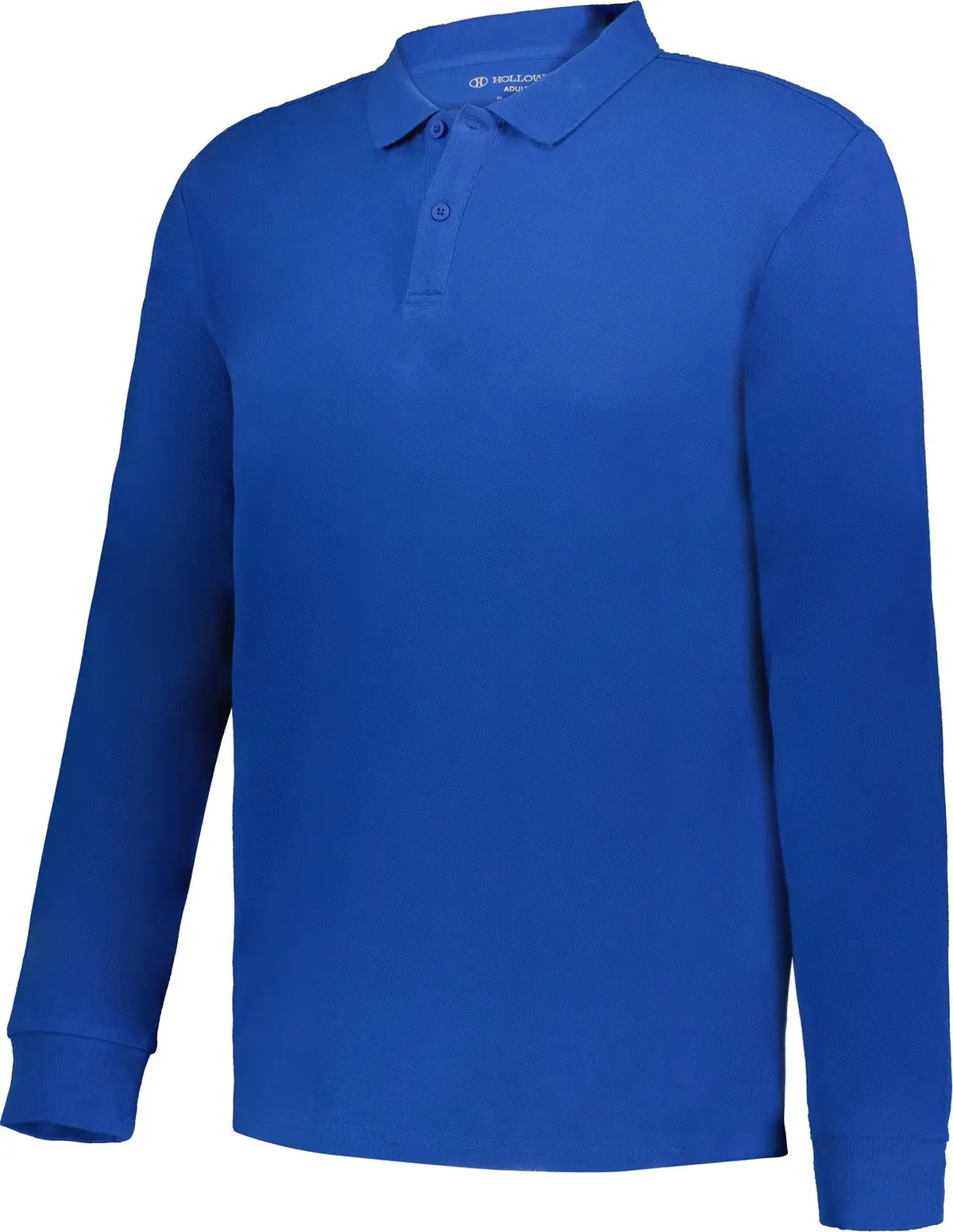 Holloway 226177 Cotton Core Long Sleeve Polo - Royal - Adult s