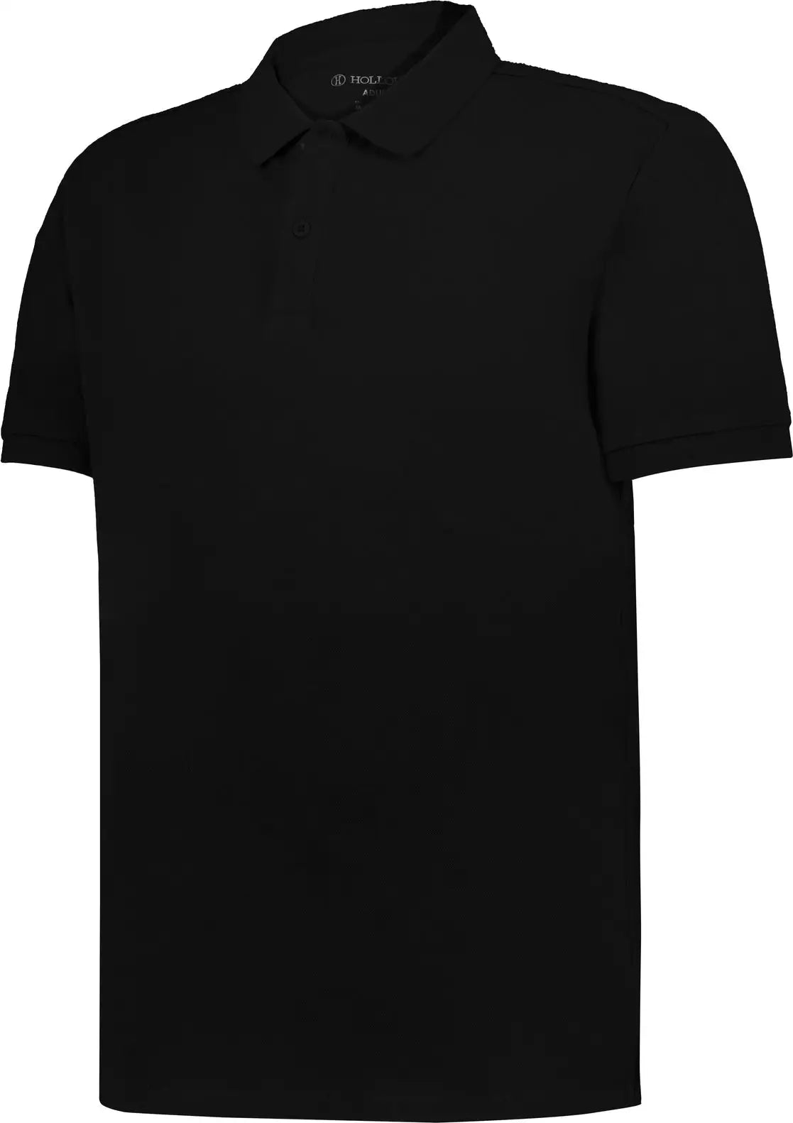 Holloway 226178 Cotton Core Short Sleeve Polo - Black - Adult s
