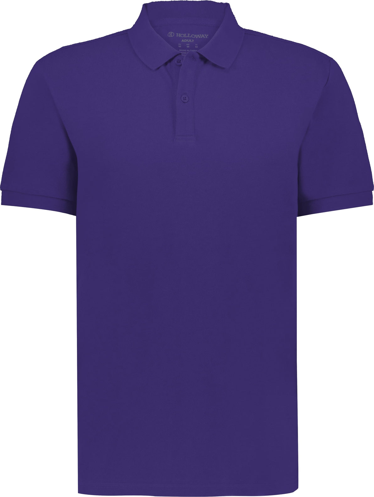 Holloway 226178 Cotton Core Short Sleeve Polo - Purple