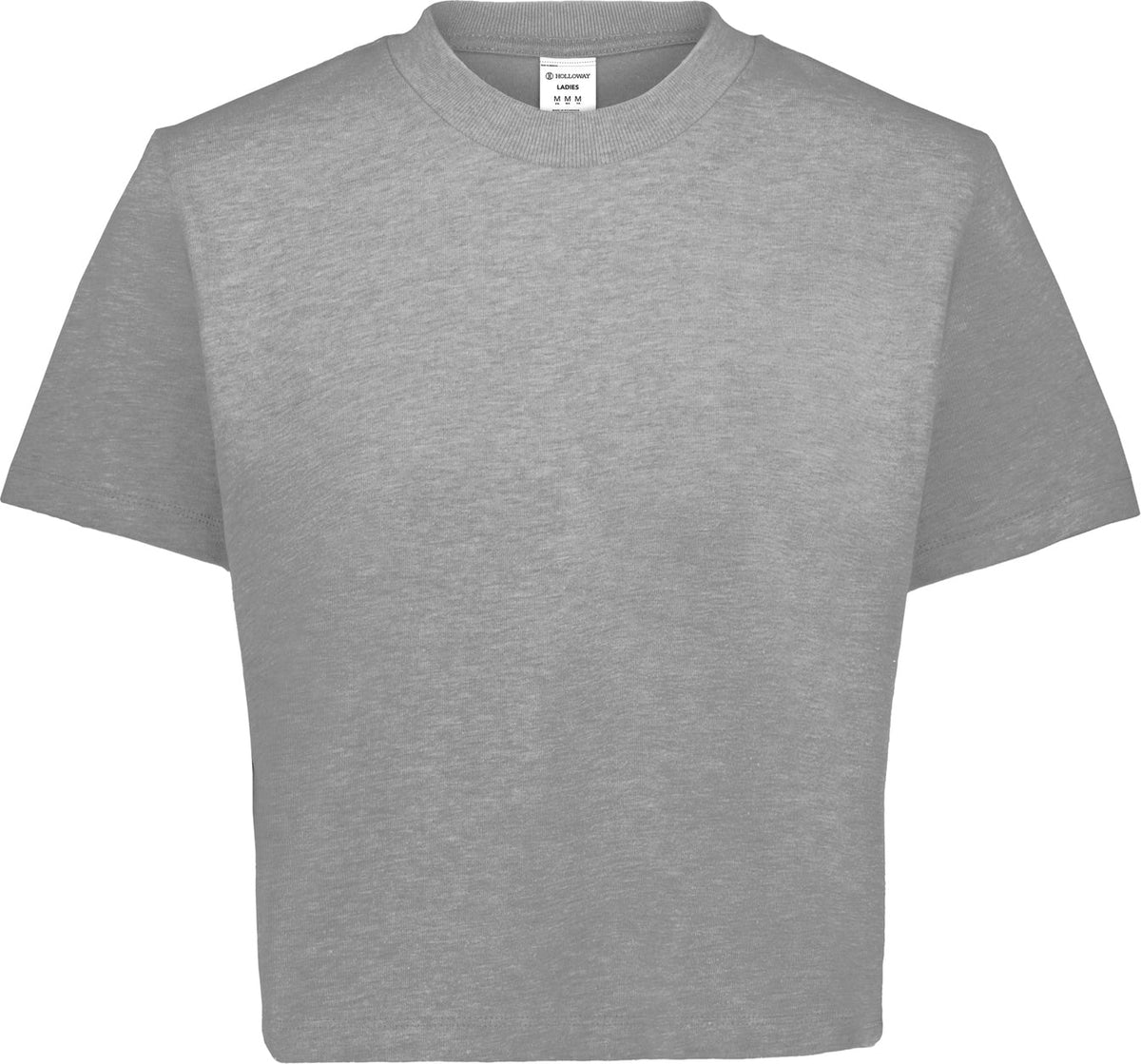 Holloway 226382 Ladies Sidney Heavywt Boxy Tee - Heather Gray