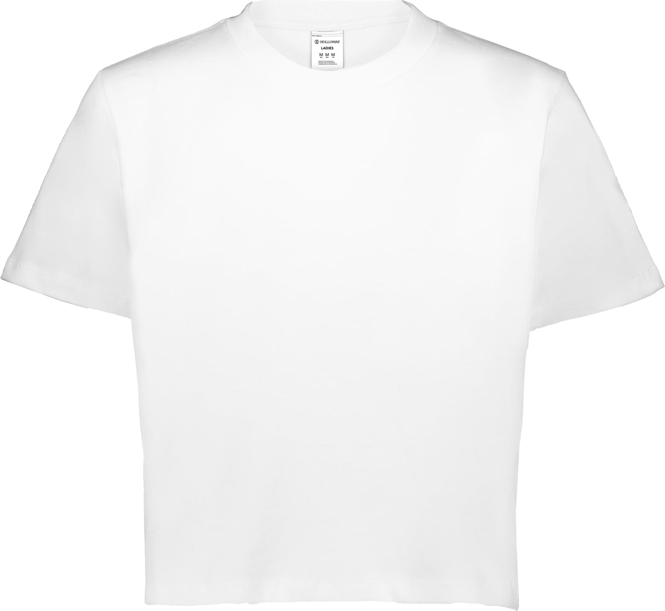 Holloway 226382 Ladies Sidney Heavywt Boxy Tee - White - Xs